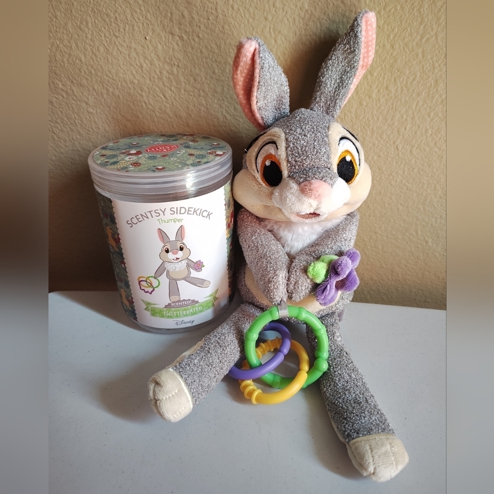 Scentsy Collectible Disney Sidekick Thumper Rabbit Baby Toy Twitterpated Scent